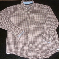 Red/White Checked Shirt-Gap Kids Size 6-7