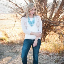Perfect Blue Beaded Chandelier Necklace