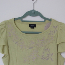 Deletta Cutout Detail Tee - From Anthro