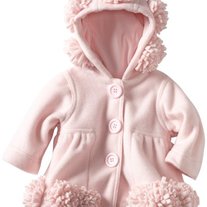 Biscotti By Kate Mack Pink Infant Hooded Coat
