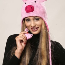 Pink Piggy Hat