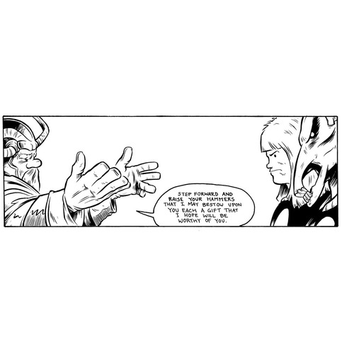 "Repaneled" Thor, Beta Ray Bill & Odin