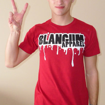 BLANGUM APPAREL Drips Logo (red)