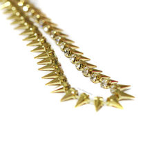 Spikes Necklace - Gold - Thumbnail 2