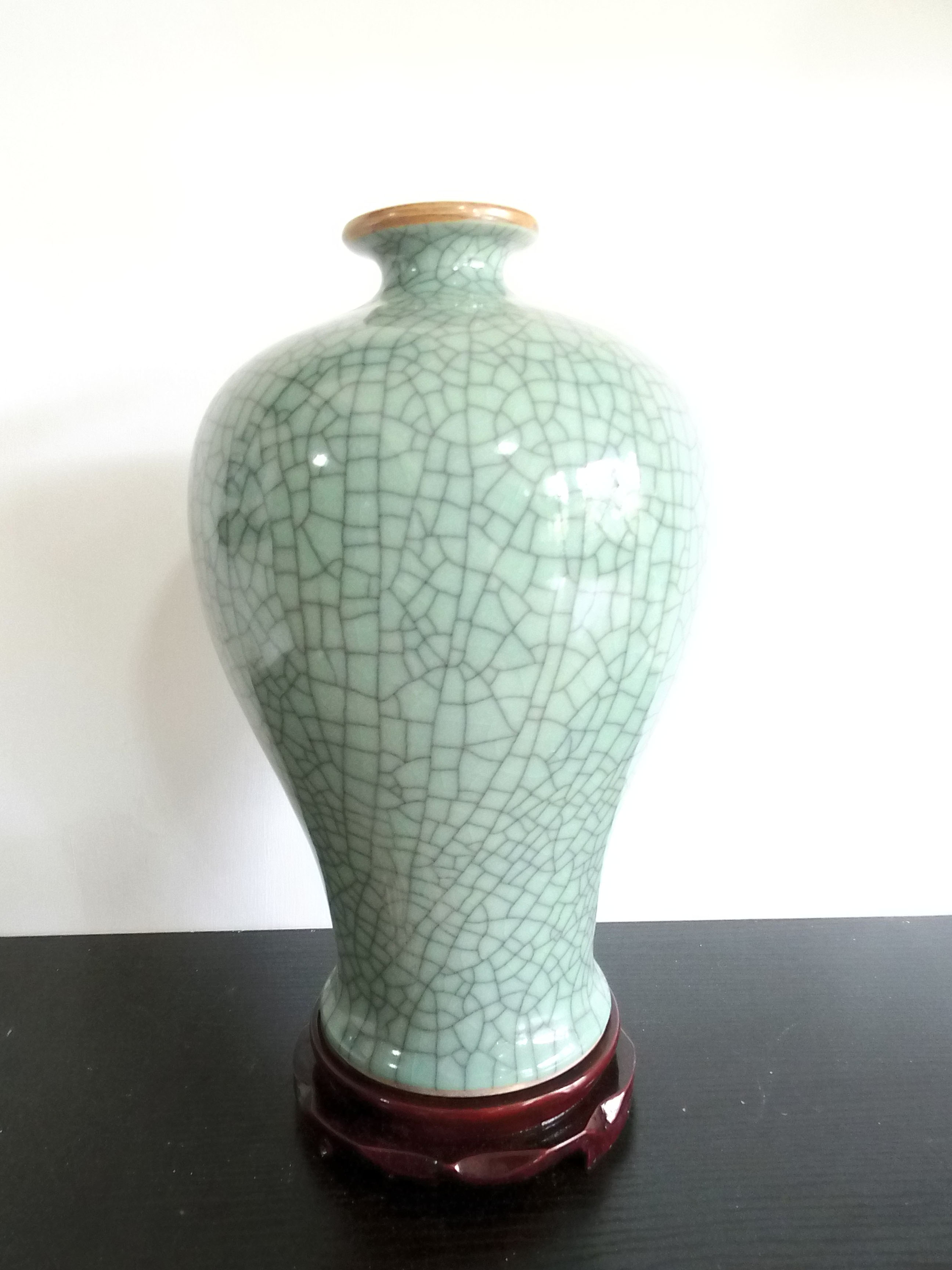 Jadecolored Ceramic Vase Version 2 on Storenvy