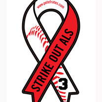 Strike Out ALS Car Magnet