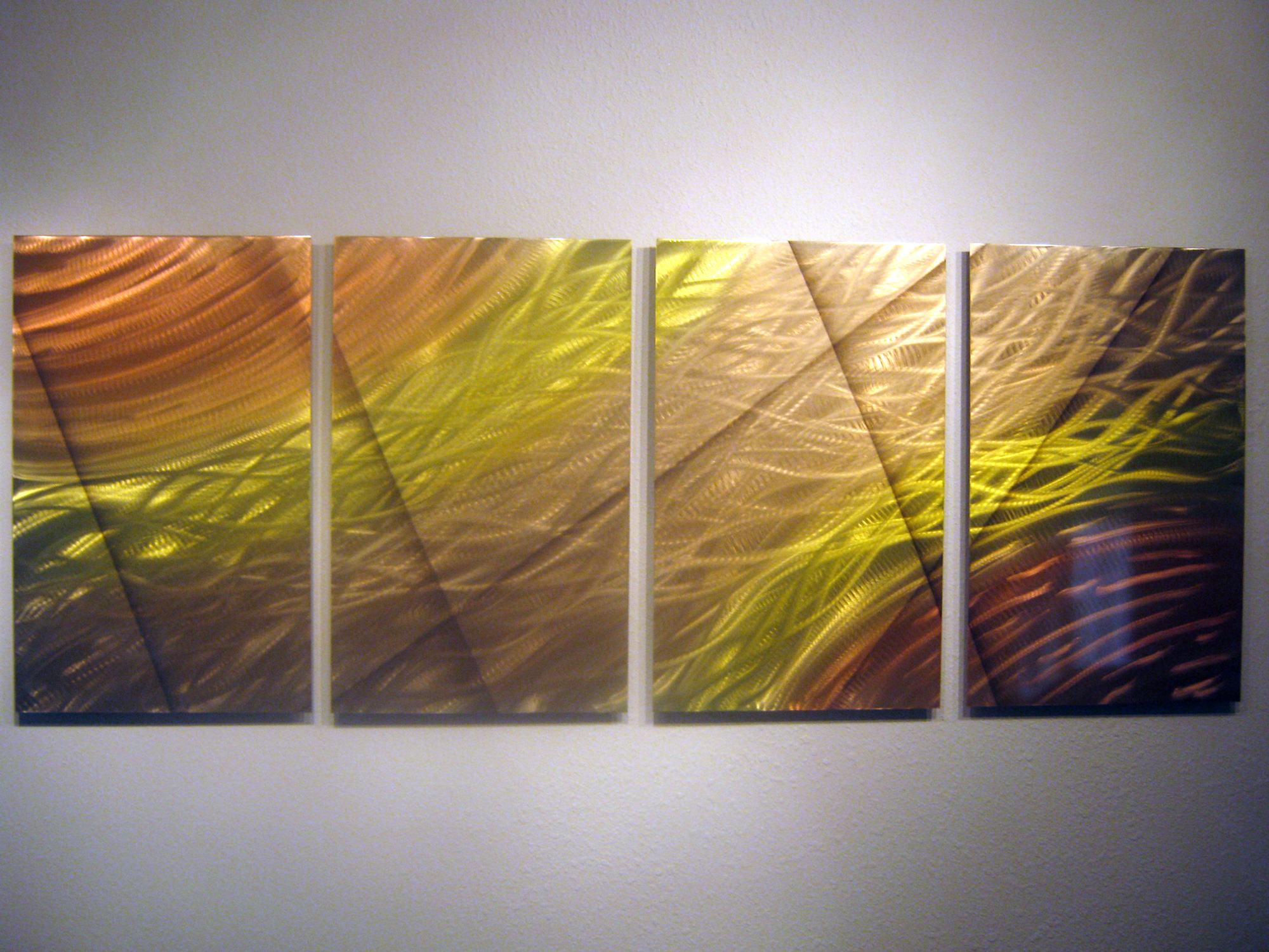 2 Suns Abstract Metal Wall Art Contemporary Modern Decor · Inspiring