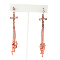 Modern Cross Earrings (More Colors Available)
