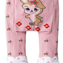 Bunny Legging Pants with Scrunchy Leg Girls Pink Dots Bows New Style 