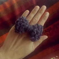 kitschy big bow ring