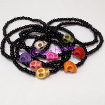 Colored Mr. Skull - SET OF 3!