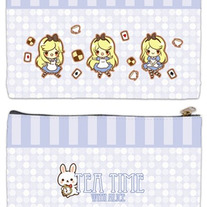 Tea Time With Alice Zipper Bag