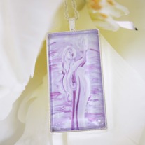 Pregnancy Keepsake Necklace ~ 24" Sterling Silver Chain ~ 'Faith'