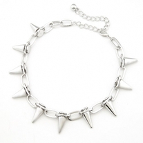 Spikes Necklace -  Silver