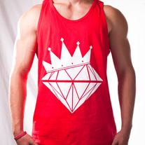 Diamond King Tank (Red/White)