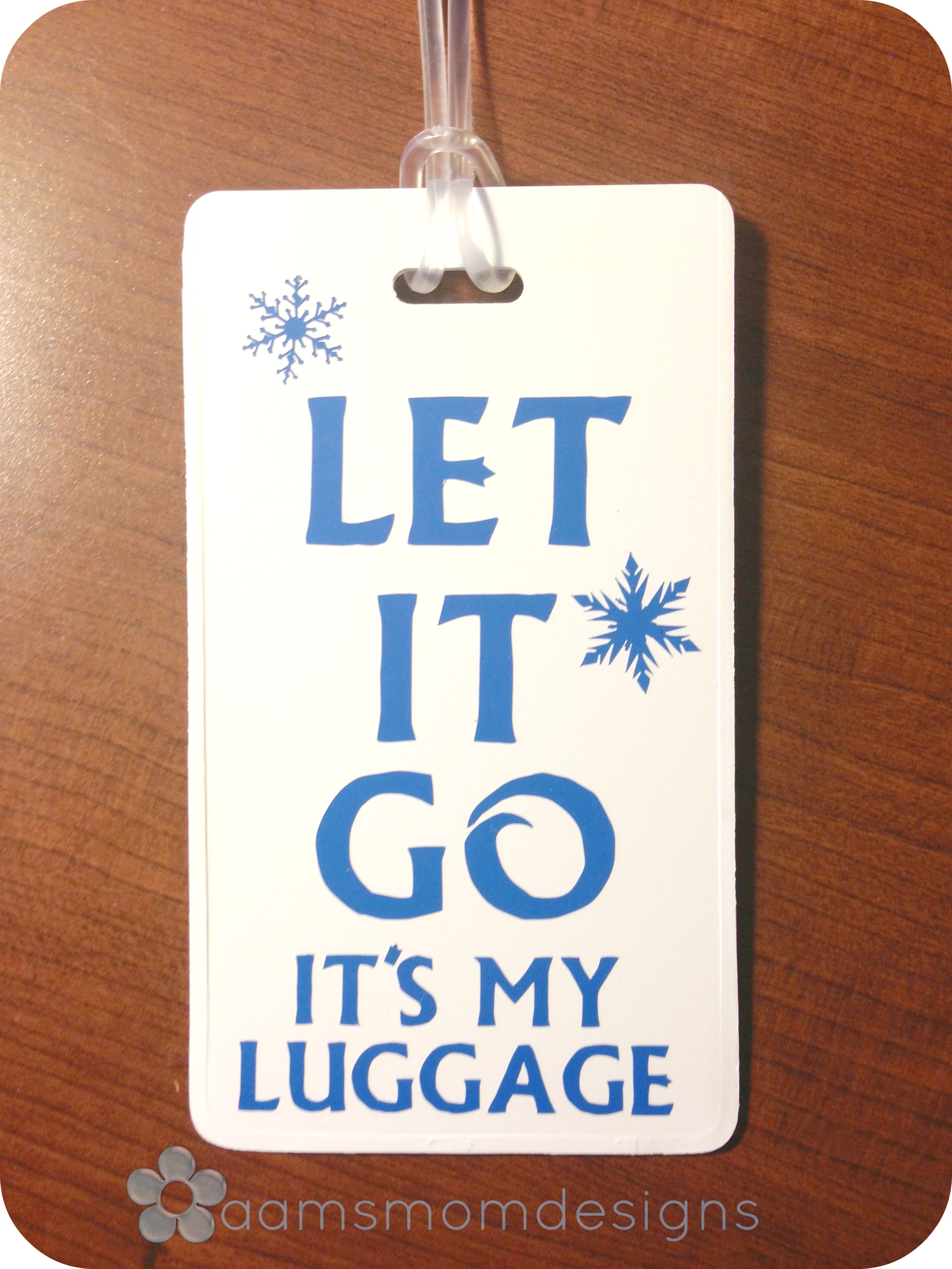 Let It Go Luggage Tag on Storenvy