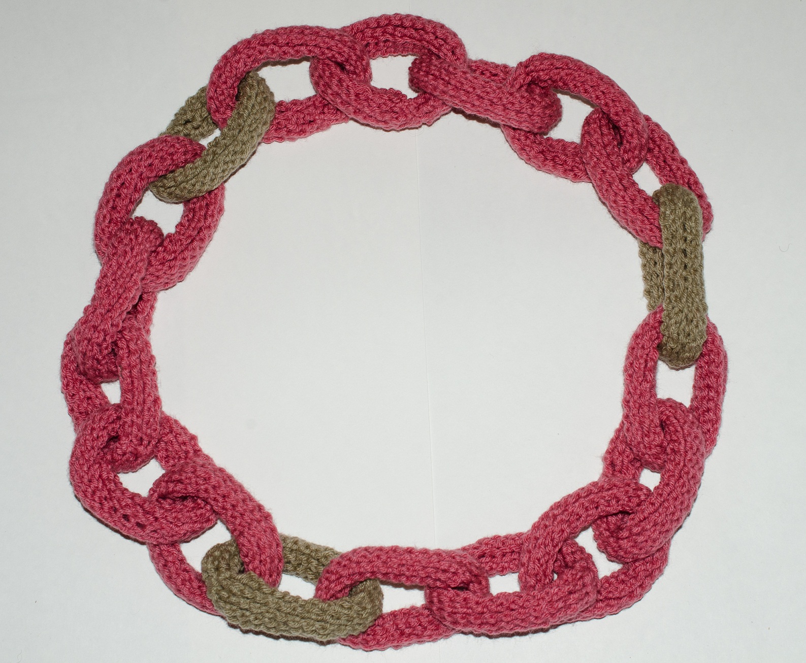 Chain Link Scarf Pink and Taupe · Shop Tiffona Fontee · Online Store