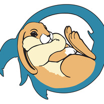 Fluff Fin Sticker