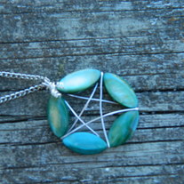 Pretty wire wrap pentagram