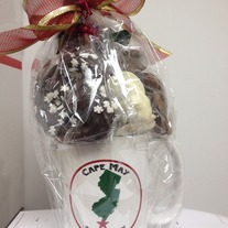 Coffee Mug with Handmade Chocolates
