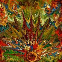 Primordial landscape - digital art