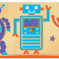P'kolino Beginner Shapes 3-piece Puzzle