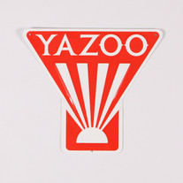 Yazoo Logo Tin Tacker Sign