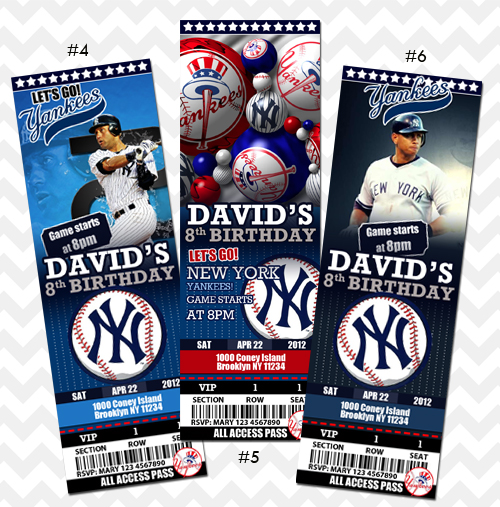 New York Yankees Invitation on Storenvy