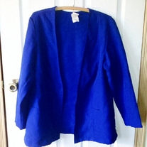 Queen's-Way to Fashion Open Blazer Sz 18