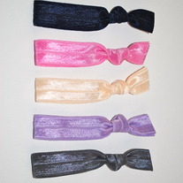 The Beth Set- 5 No-Crease Hair Ties