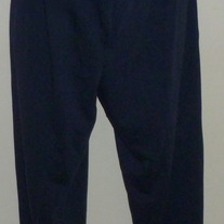 Navy Blue Cotton Pants-Dividends Maternity Size Small