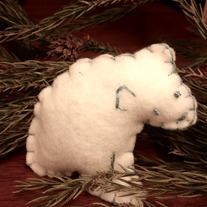 NEW! Polar Bear Catnip Toy