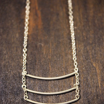 Bar III - Silver Necklace
