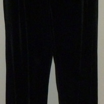 Black Velvety "Comfy" Pants-Tomorrows Mother Size Medium CLLO1