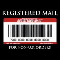 REGISTERED MAIL UPGRADE - FOR NON-U.S. ORDERS