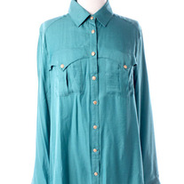 Jade Button Up