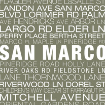 San Marco Neighborhood Print