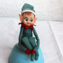 Large Vintage Pointy Ear, Knee Hugger Elf Pixie