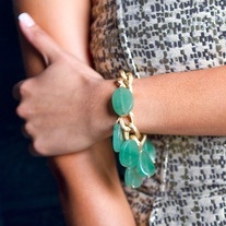 "Money Green" Charm Bracelet