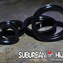 Black Silicone Flexible Tunnel (1"+)