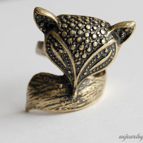 SALE-Fox Ring - Thumbnail 2
