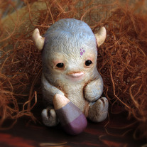 Horned Ice Blue Mini Sickling