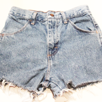 Denim high waist shorts