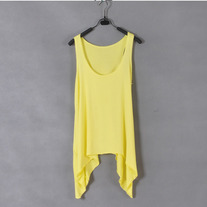 Dip hem tank top
