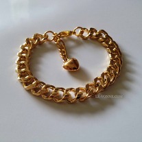 Gold chain bracelet - S