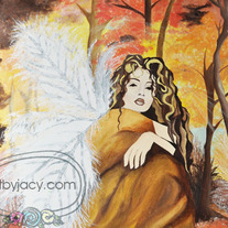 8x10 Matte Print, "The Beginning" Acrylic Painting Illustration