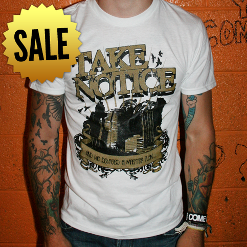 TEE | Take Notice City Skyline (White) *SALE*