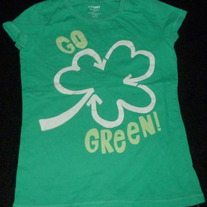 Go Green Shirt-Old Navy Size 8