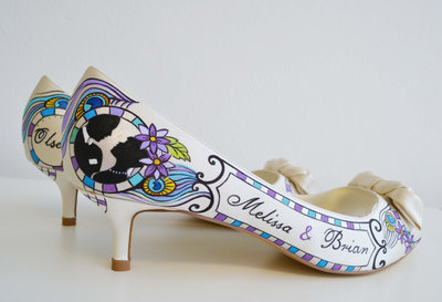 Ponko World | Wedding Shoes - Bridal Shoes - Hand painted Heels ... Ponko World | Wedding Shoes - Bridal Shoes - Hand painted Heels ...