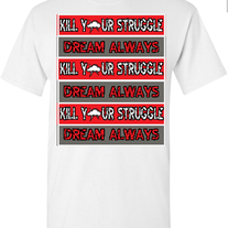 kysda stripes white/red/grey